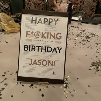 Maple & Ash - Birthday sign - Steakhouses Near Me - Scottsdale, Arizona Maple & Ash - Birthday sign - Steakhouses Near Me - Scottsdale, Arizona