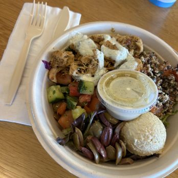 Luna Grill Anaheim - Medi Macro Bowl - Mediterranean Near Me - Anaheim, California