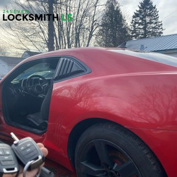 Locksmith LS - Car keys made on site for a Chevrolet Camaro. - Keys & Locksmiths Near Me Locksmith LS - Car keys made on site for a Chevrolet Camaro. - Keys & Locksmiths Near Me