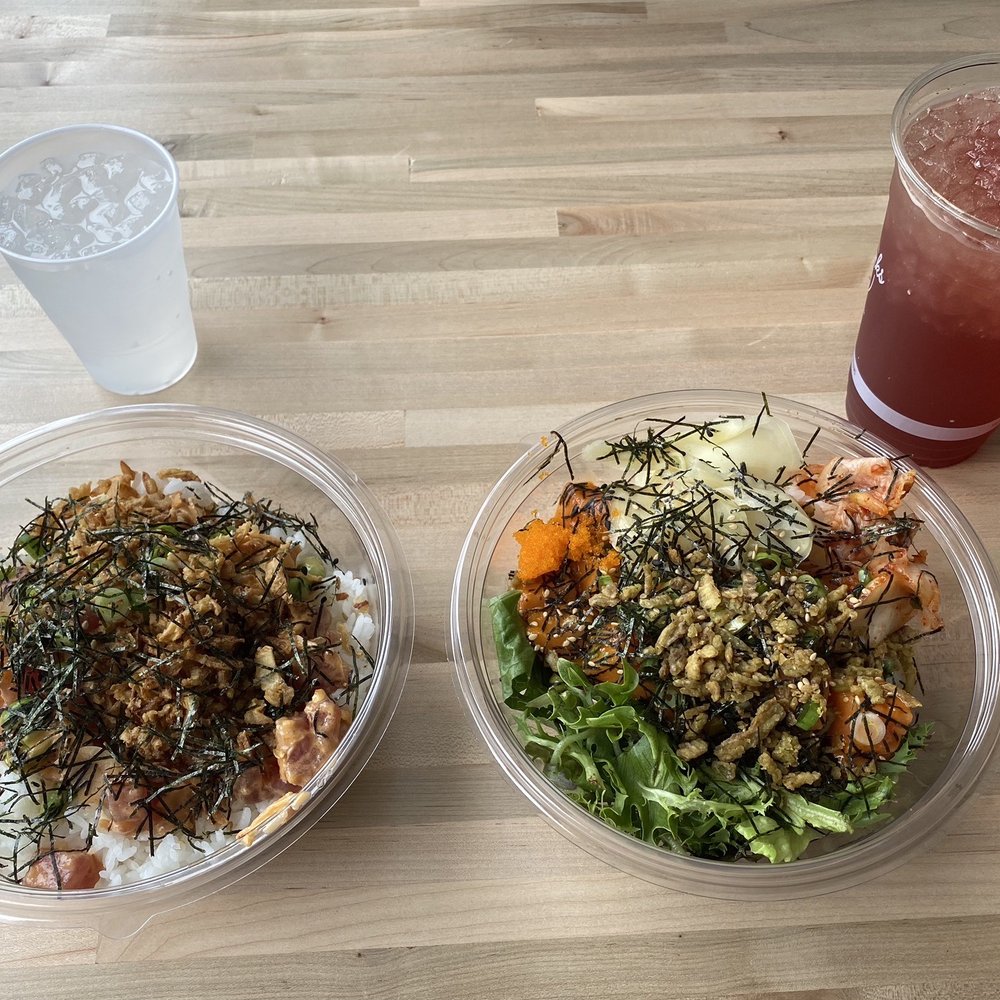 Spicy Ahi and Seoul Poke