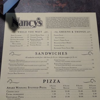 Nancy's Pizza - Pizza Near Me - Niles, Illinois Nancy's Pizza - Pizza Near Me - Niles, Illinois