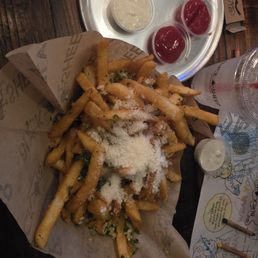 Truffle and parm fries