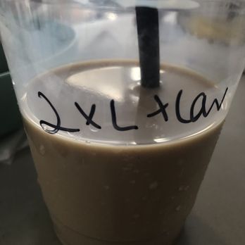 Rice Coffeehouse - Double shots lavender latte!! - Coffee & Tea Near Me - Houston, Texas Rice Coffeehouse - Double shots lavender latte!! - Coffee & Tea Near Me - Houston, Texas