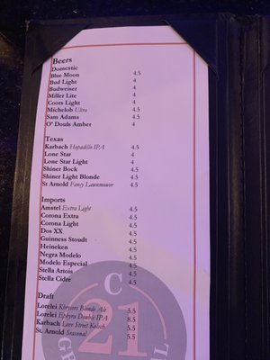 Menu photo 1 C21 Grub & Social Corpus Christi, TX
