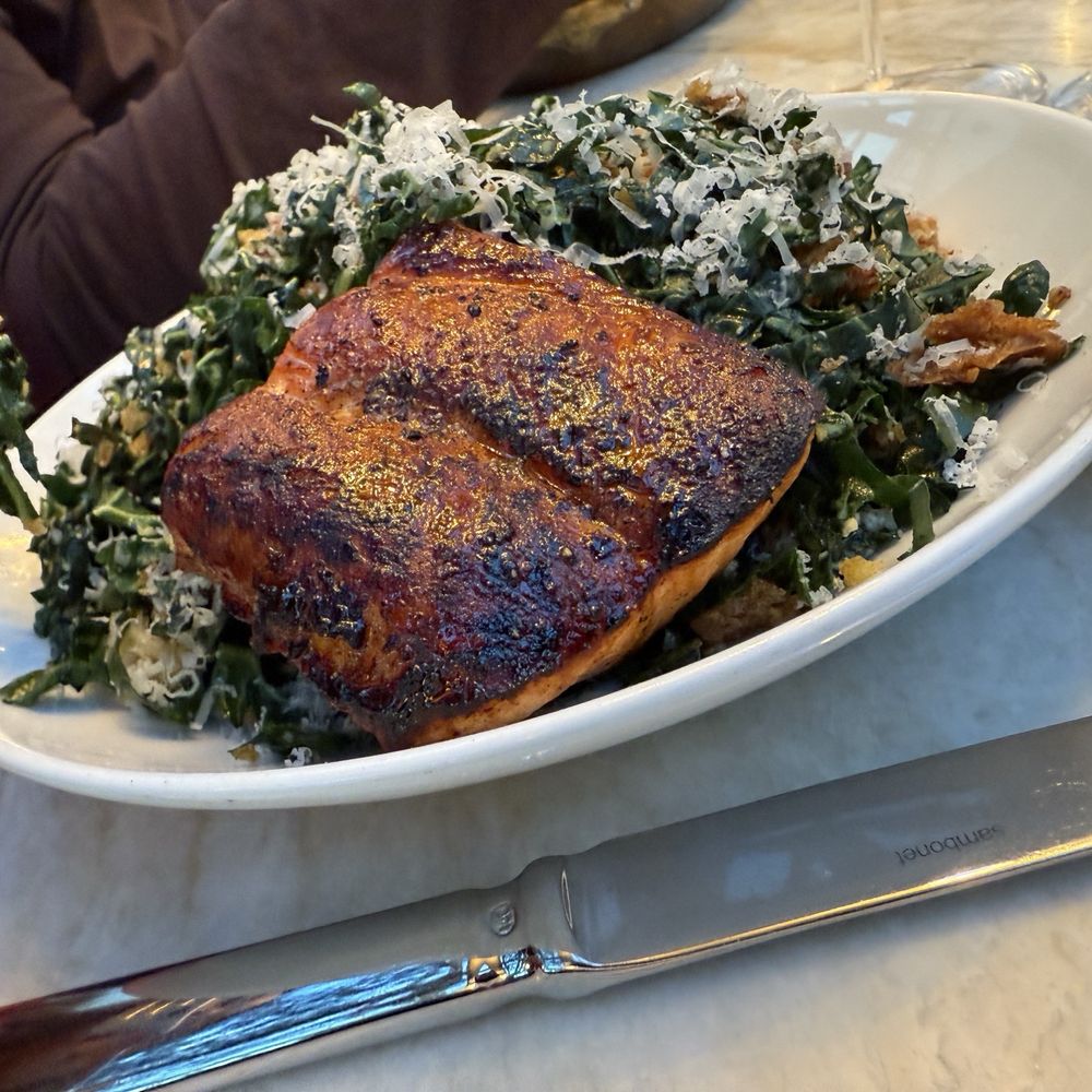 RH Rooftop Restaurant at RH Raleigh - Salmon kale salad - Breakfast & Brunch Near Me - Raleigh, North Carolina RH Rooftop Restaurant at RH Raleigh - Salmon kale salad - Breakfast & Brunch Near Me - Raleigh, North Carolina