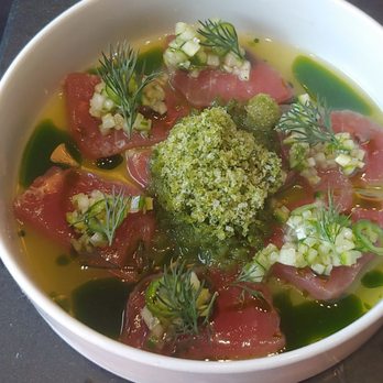 Crawford & Son - Yellowtail tuna crudo - New American Near Me - Raleigh, North Carolina