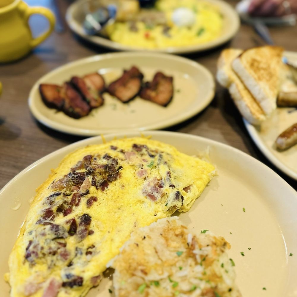 Snooze, an A.M. Eatery - Protein Trio Omelet* - Breakfast & Brunch Near Me - Westminster, Colorado Snooze, an A.M. Eatery - Protein Trio Omelet* - Breakfast & Brunch Near Me - Westminster, Colorado