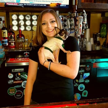 Lockhart Smokehouse - Jessica, the best bartender, with Jezebel the Mascot! - Barbeque Near Me - Plano, Texas Lockhart Smokehouse - Jessica, the best bartender, with Jezebel the Mascot! - Barbeque Near Me - Plano, Texas