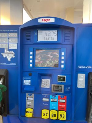 Exxon Gas Station by null