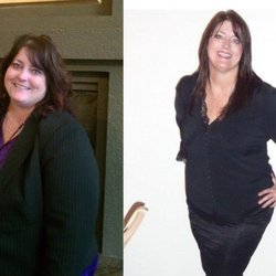 One Year Transformation - Kelli lost 132 pounds