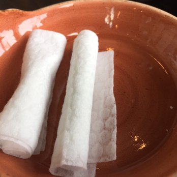 Woodblock - I think this is a swiffer cut in half to wipe your hands - Cocktail Bars Near Me - Redmond, Washington