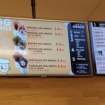 Gong Cha - They now have egg waffles - Bubble Tea Near Me - Virginia Beach, Virginia