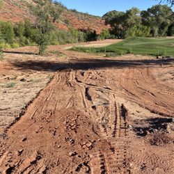 Entrada at Snow Canyon Country Club - Holes still in progress.