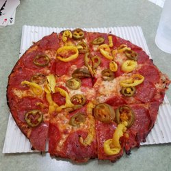Cassano's Pizza & Subs - Small pepperoni with banana peppers and jalapenos