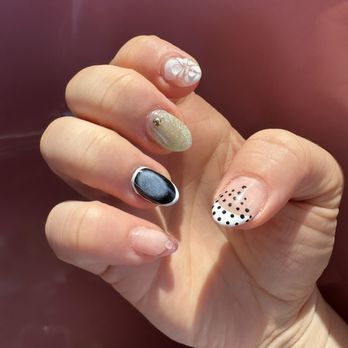 Retro Nail Bar - Gel x builder w design - Nail Salons Near Me - Huntington Beach, California Retro Nail Bar - Gel x builder w design - Nail Salons Near Me - Huntington Beach, California