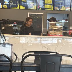 Happy Bites Burger & Wings - Romeoville - Just the cook hanging out talking to the front well no food is cooking