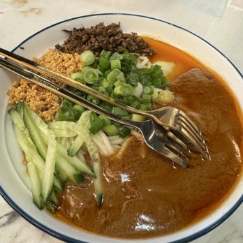 Supreme Dumplings - Supreme Tan Tan Noodles (not mixed) - Shanghainese Near Me - Bellevue, Washington