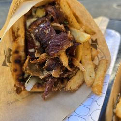 Greek Gyros House - Old meat - not remotely warm