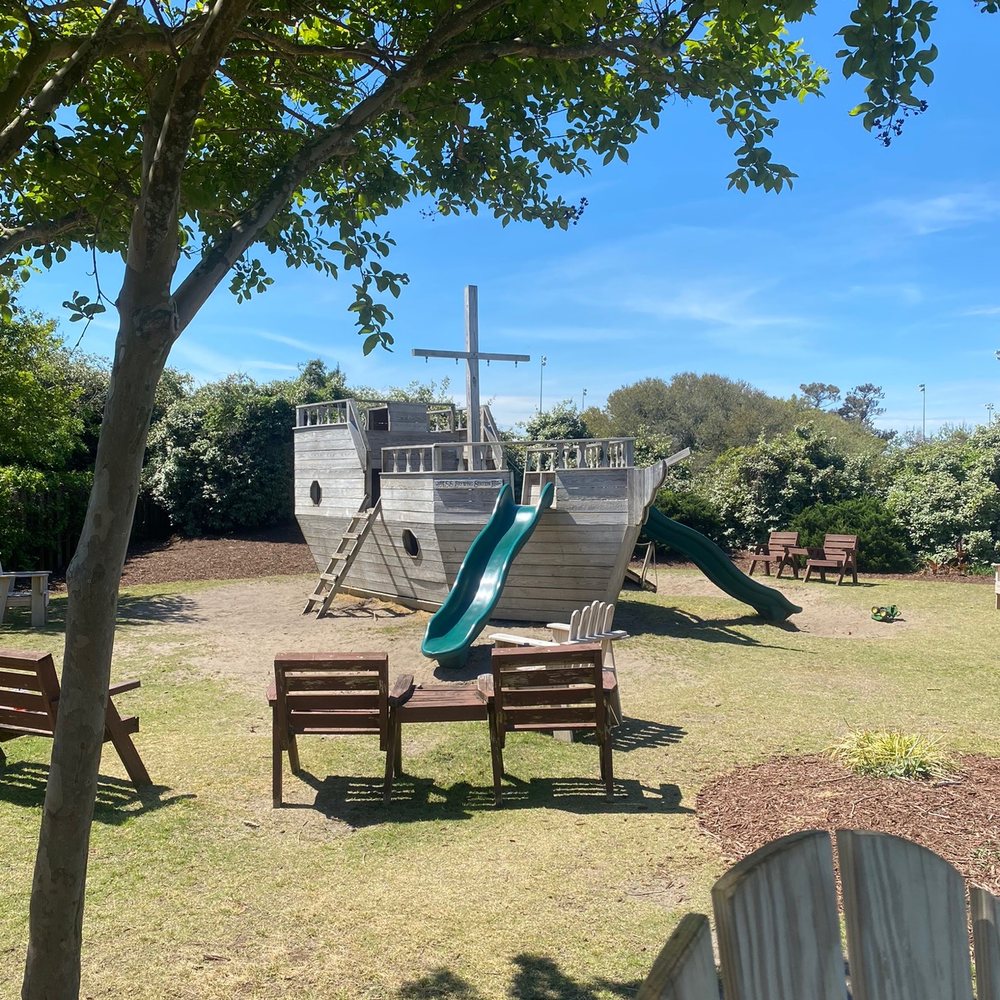 Outer Banks Brewing Station - Playground for the kids - Seafood Near Me - Kill Devil Hills, North Carolina Outer Banks Brewing Station - Playground for the kids - Seafood Near Me - Kill Devil Hills, North Carolina