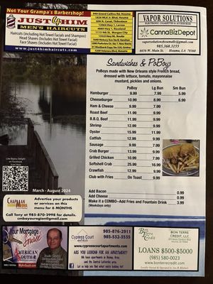 Menu photo 6 Bayou Delight Restaurant Houma, LA Menu photo 6 Bayou Delight Restaurant Houma, LA