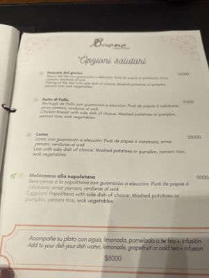 Menu photo 1 Buono Buenos Aires, C