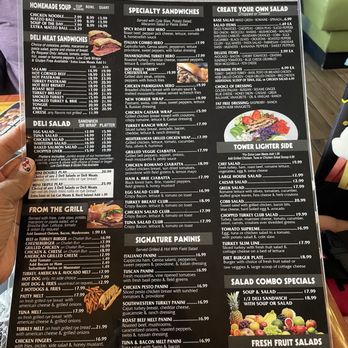 Tower Deli and Diner - Menu - Delis Near Me - Davie, Florida Tower Deli and Diner - Menu - Delis Near Me - Davie, Florida