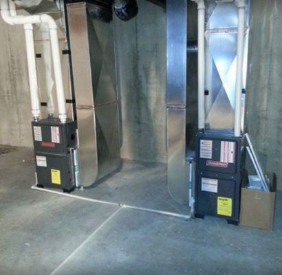 Complete hvac system install - This was done in a local Warehouse Complete hvac system install - This was done in a local Warehouse