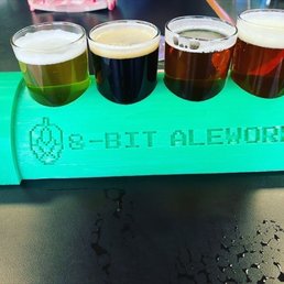 Cutest or nerdiest beer flight! Either way, it was delicious!