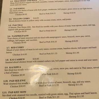 Thai House - University - Menu - Thai Near Me - Charlotte, North Carolina Thai House - University - Menu - Thai Near Me - Charlotte, North Carolina