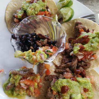 Mariachi's Authentic Mexican Restaurant - Carne asaldo tacos, they're ok - Mexican Near Me - Kapaa, Hawaii
