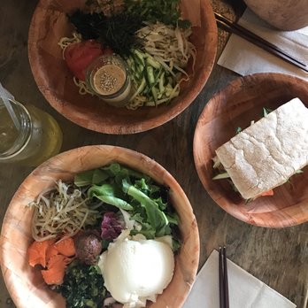 Peace Café - Ramen bowl and heart and Seoul with a Hanoi sandwich. - Vegan Near Me - Honolulu, Hawaii Peace Café - Ramen bowl and heart and Seoul with a Hanoi sandwich. - Vegan Near Me - Honolulu, Hawaii