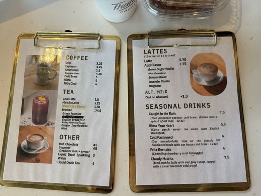 Menu photo 2 Thunder Coffee West Fargo, ND