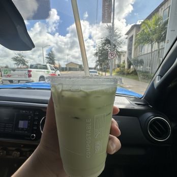 Local Joe - Their version of a matcha latte = pure milk and sugar (condensed milk) - Coffee & Tea Near Me - Ewa Beach, Hawaii Local Joe - Their version of a matcha latte = pure milk and sugar (condensed milk) - Coffee & Tea Near Me - Ewa Beach, Hawaii