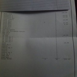 AB Account & Income Tax Services - Here is the receipt people .