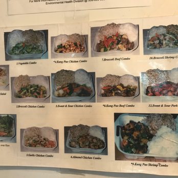 Ming Ho Kitchen - Combo Menu - Chinese Near Me - Fresno, California