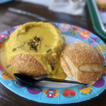 Harbour Galley - Corn soup (plant-based/vegan) - New American Near Me - Anaheim, California