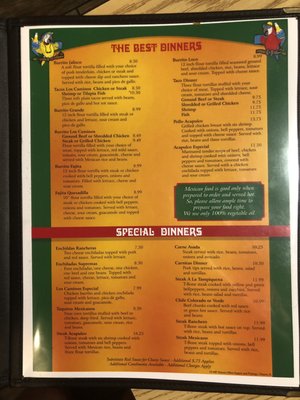 Menu photo 1 Los Caminos Gibson City, IL Menu photo 1 Los Caminos Gibson City, IL