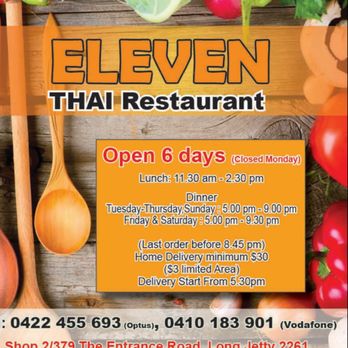 Eleven Thai - Thai Near Me - Long Jetty, NSW Eleven Thai - Thai Near Me - Long Jetty, NSW