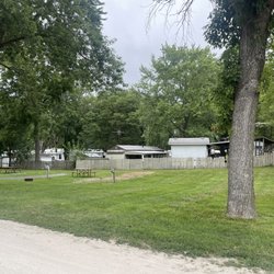 Hunt's Cedar River Campground - Permanent resident area