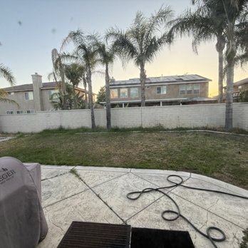 Aran Arbor and Landscape Care - Backyard before new sod - Landscaping Near Me