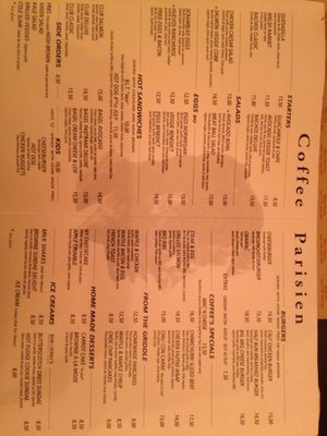 Menu photo 2 Coffee Parisien Paris, 01