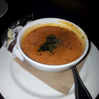 Yard House - My friend added pepper to her tomato soup - New American Near Me - Dallas, Texas Yard House - My friend added pepper to her tomato soup - New American Near Me - Dallas, Texas