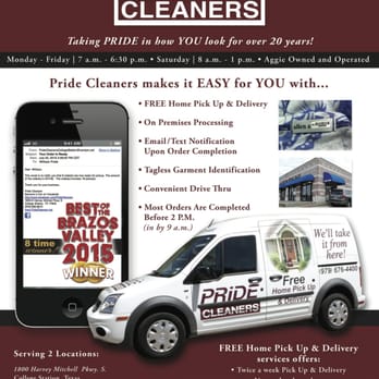Pride Cleaners - Dry Cleaning Near Me - Bryan, Texas
