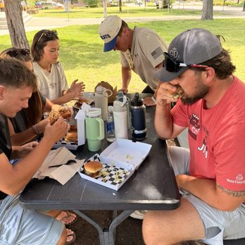 Slider Shack - Fam digging in - Food Trucks Near Me