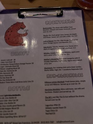 Menu photo 6 Mother San Francisco, CA Menu photo 6 Mother San Francisco, CA