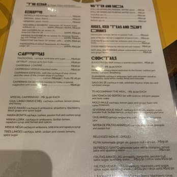 Mocotó Bar e Restaurante - Drink menus - Bars Near Me - São Paulo, SP Mocotó Bar e Restaurante - Drink menus - Bars Near Me - São Paulo, SP