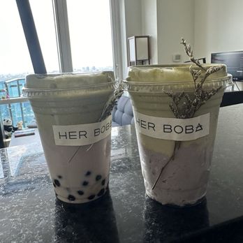 Her Boba - Matcha lavender - Bubble Tea Near Me - New York, New York