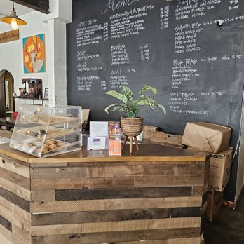 Higher Taste, Plant-Based - a chalkboard with a menu on it - Vegan Near Me - Long Beach, California Higher Taste, Plant-Based - a chalkboard with a menu on it - Vegan Near Me - Long Beach, California