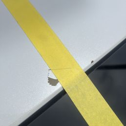 The paint damage to my car, a Honda with pearl paint which is not low quality The paint damage to my car, a Honda with pearl paint which is not low quality