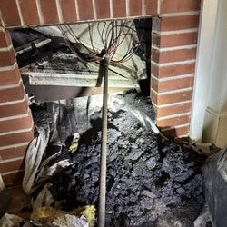 Albemarle Chimney Sweep and Duct Cleaning - Chimney that has never been cleaned